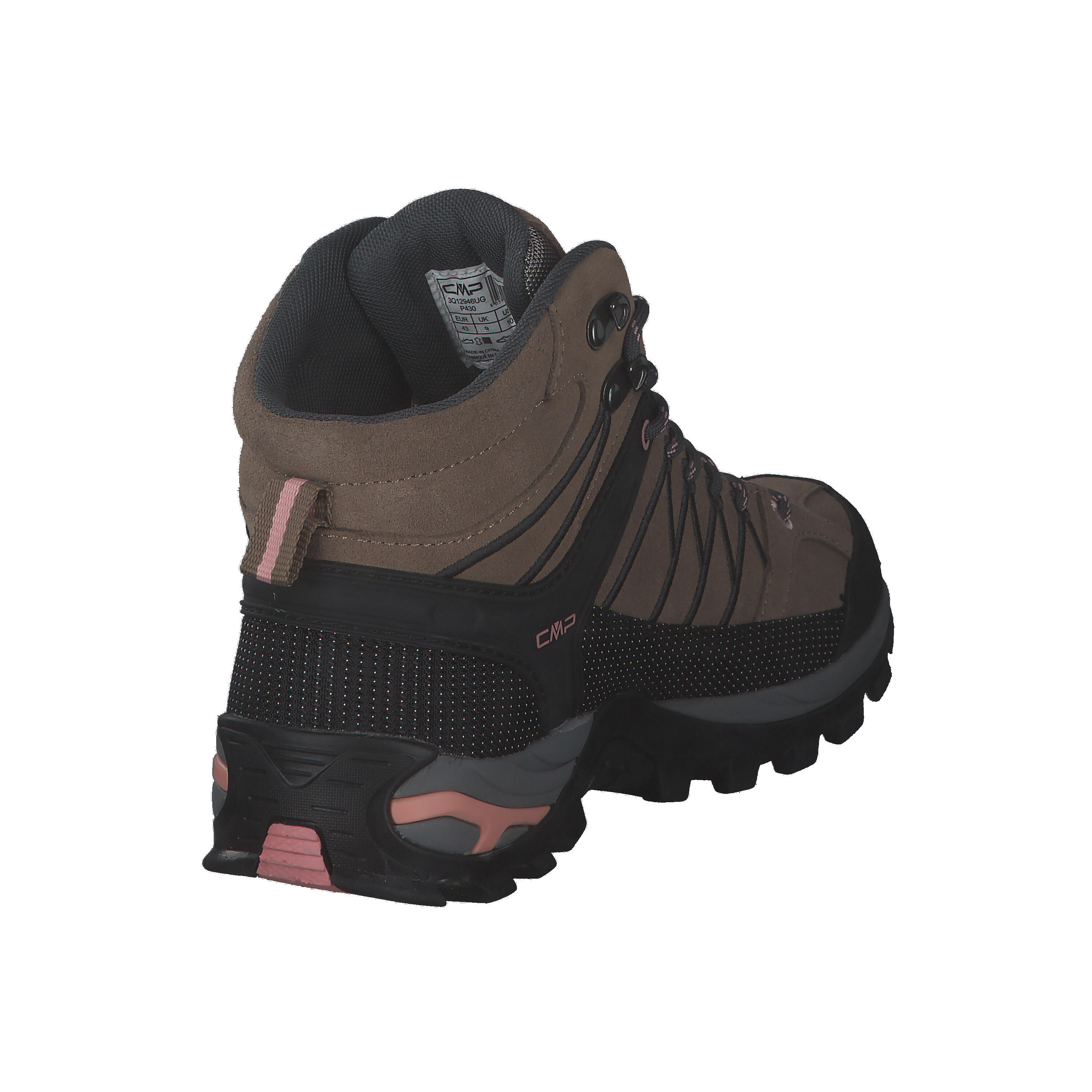 CMP Rigel Mid wasserdichter Wanderschuh Damen Outdoorstiefel Cenere 37 6/7