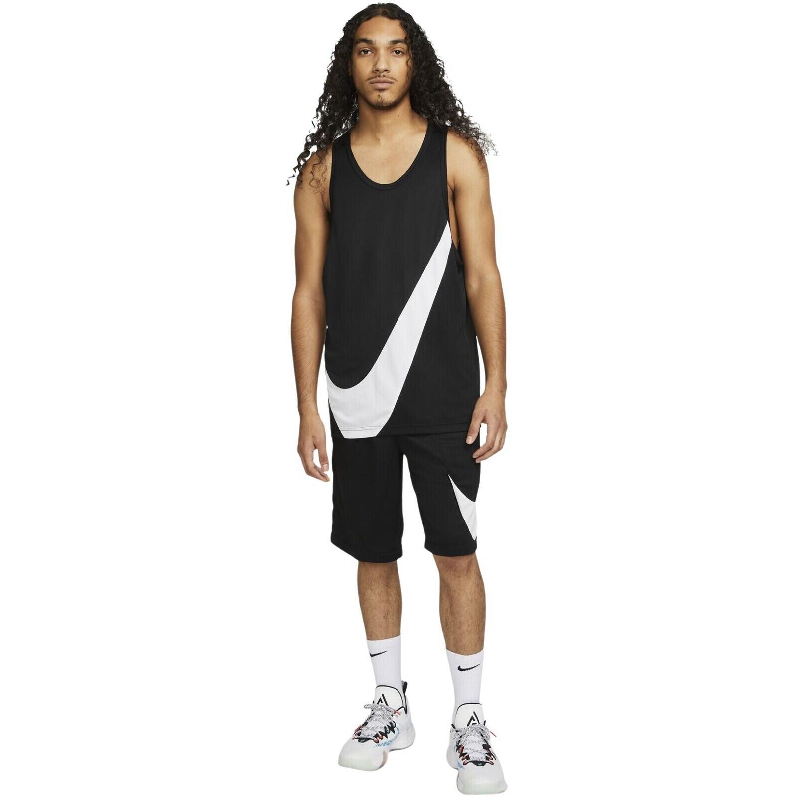 Maillot de corps Nike Dri-FIT Basketball Crossover Jersey, Noir, Hommes 4/4