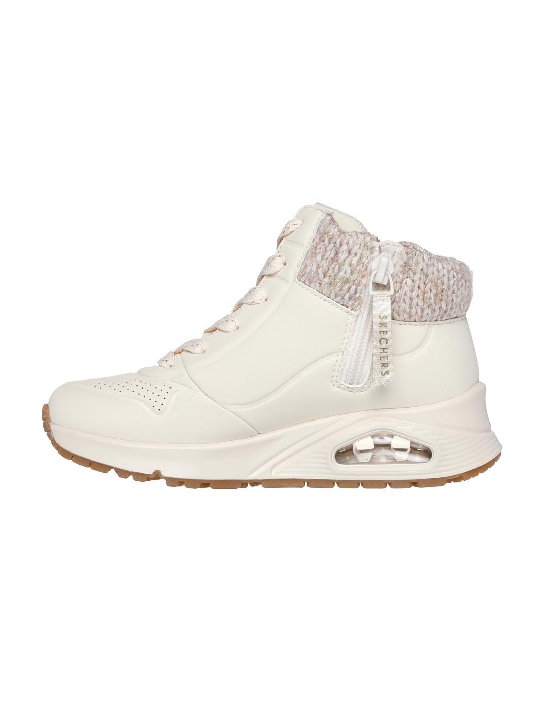 Sapatilhas para Mulher Skechers Uno gen darling daze Branco 2/5