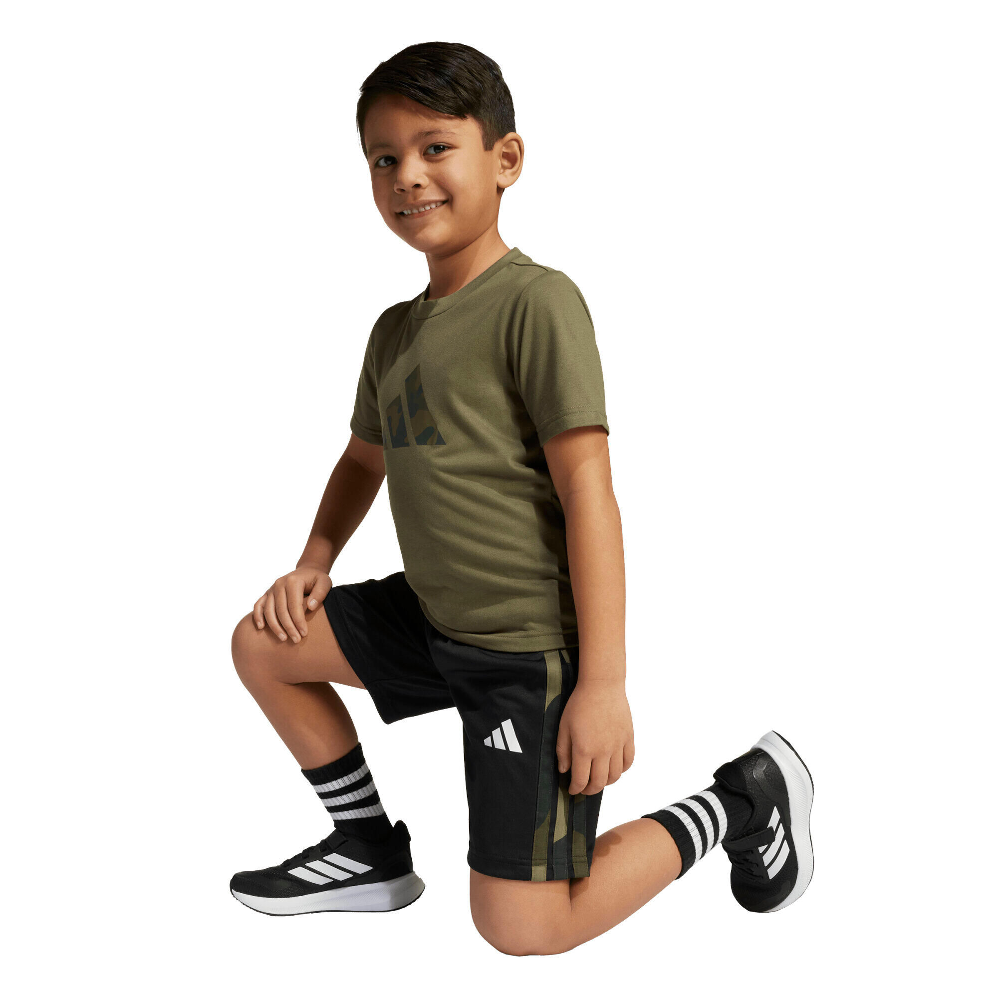 adidas Kinder Set Train Essentials Camo Print Set 7/13