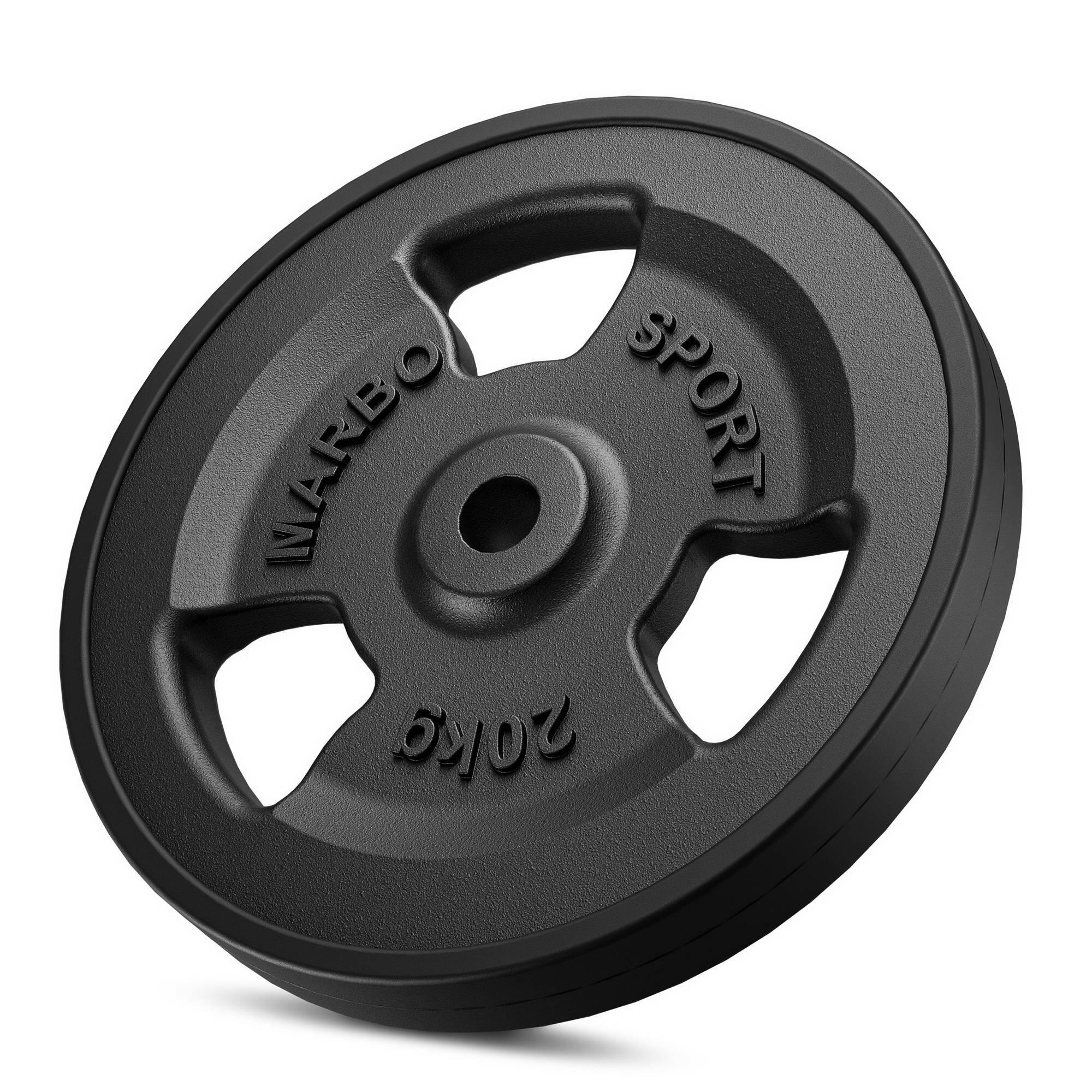 Set pesi in ghisa gommati Tri-Grip 60 kg 2/3