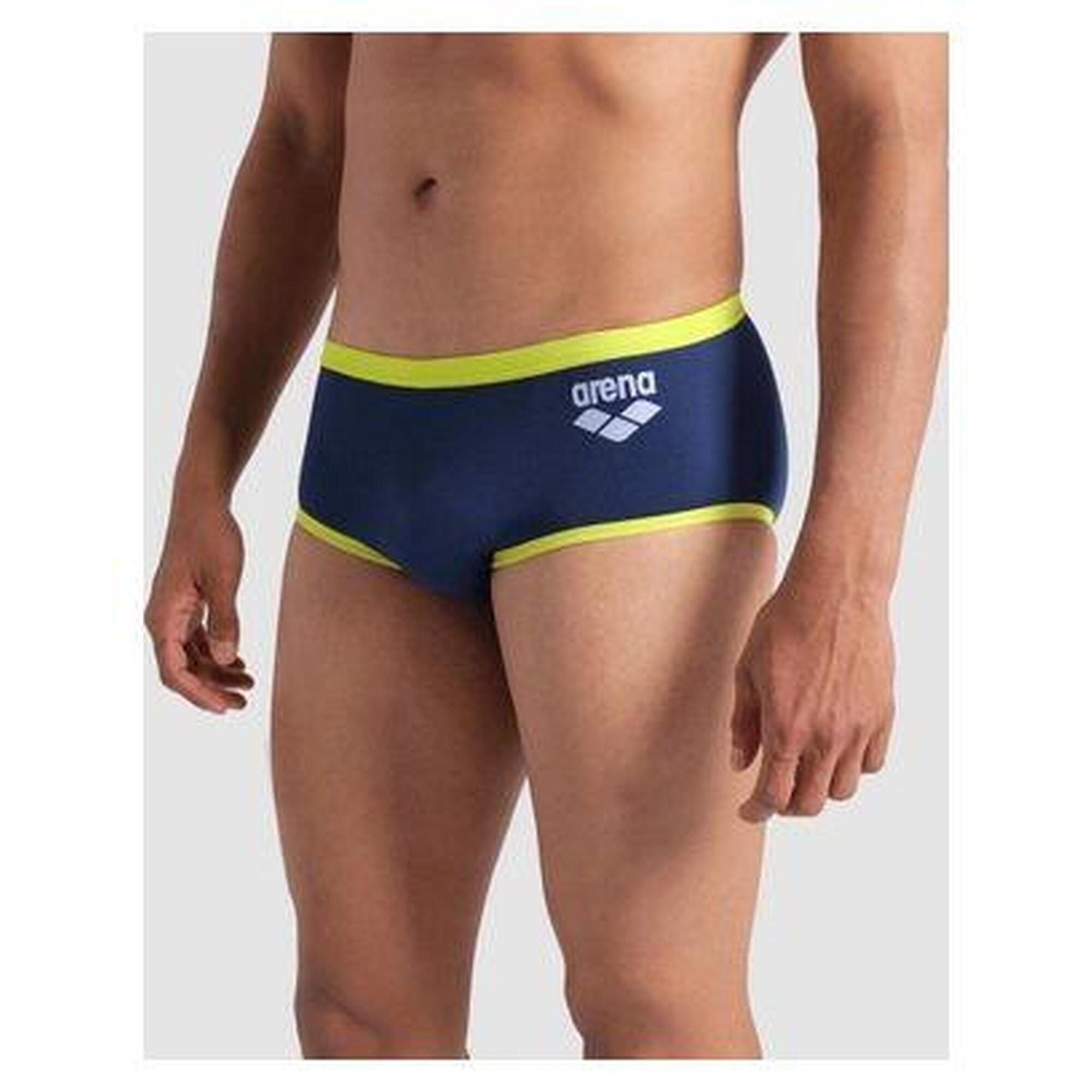 Costum inot barbati - slip - One Biglogo LW SH - Navy I Soft Green