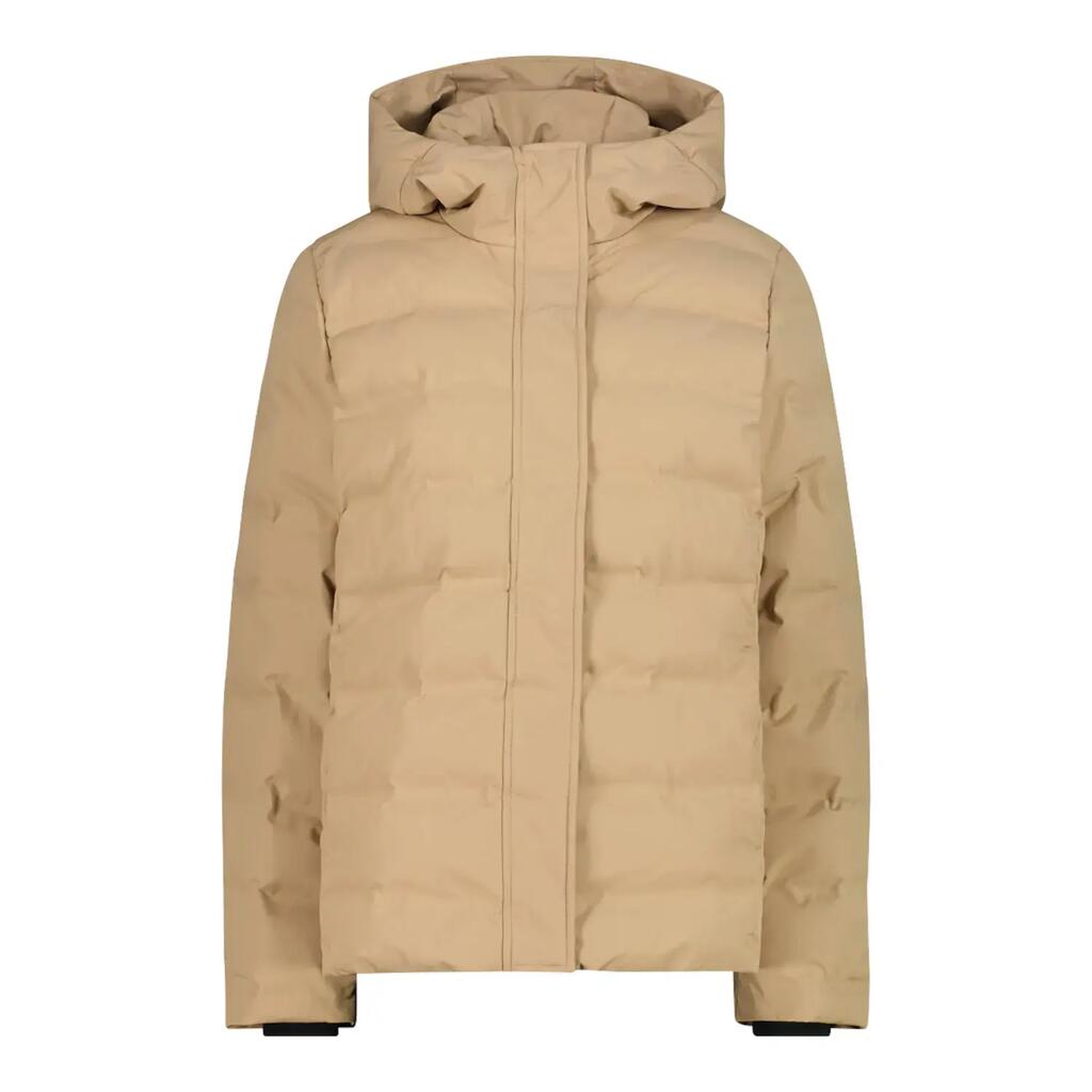 Women's zip-up padded jacket with a fixed hood CMP