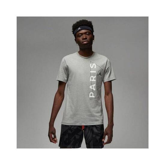 Tshirt Nike PSG WORDMARK TEE JORDAN 2 Gris