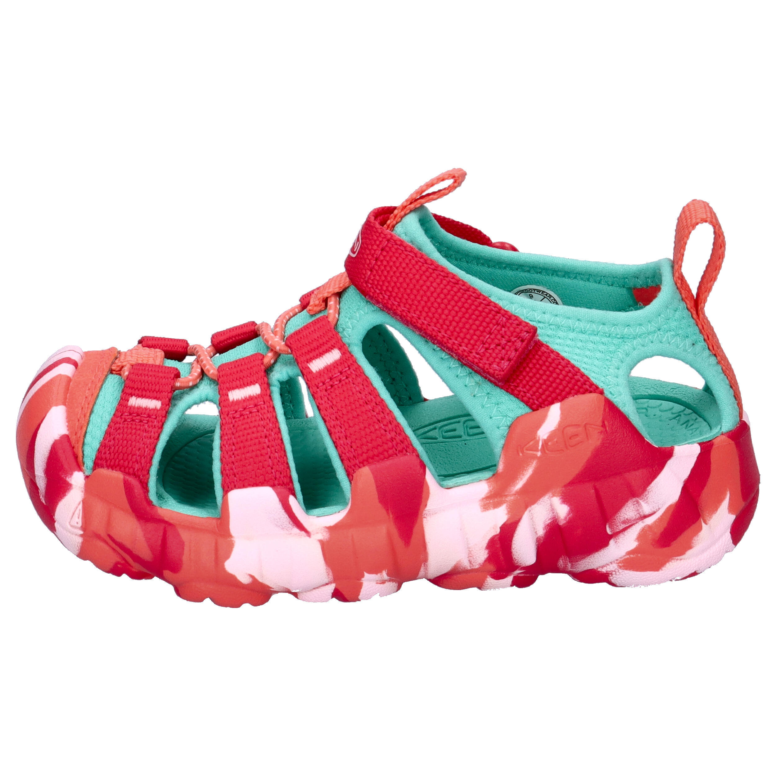 Keen Jr Hyperport H2 Raspberry/pool Blue Kids' Shoes 2/7