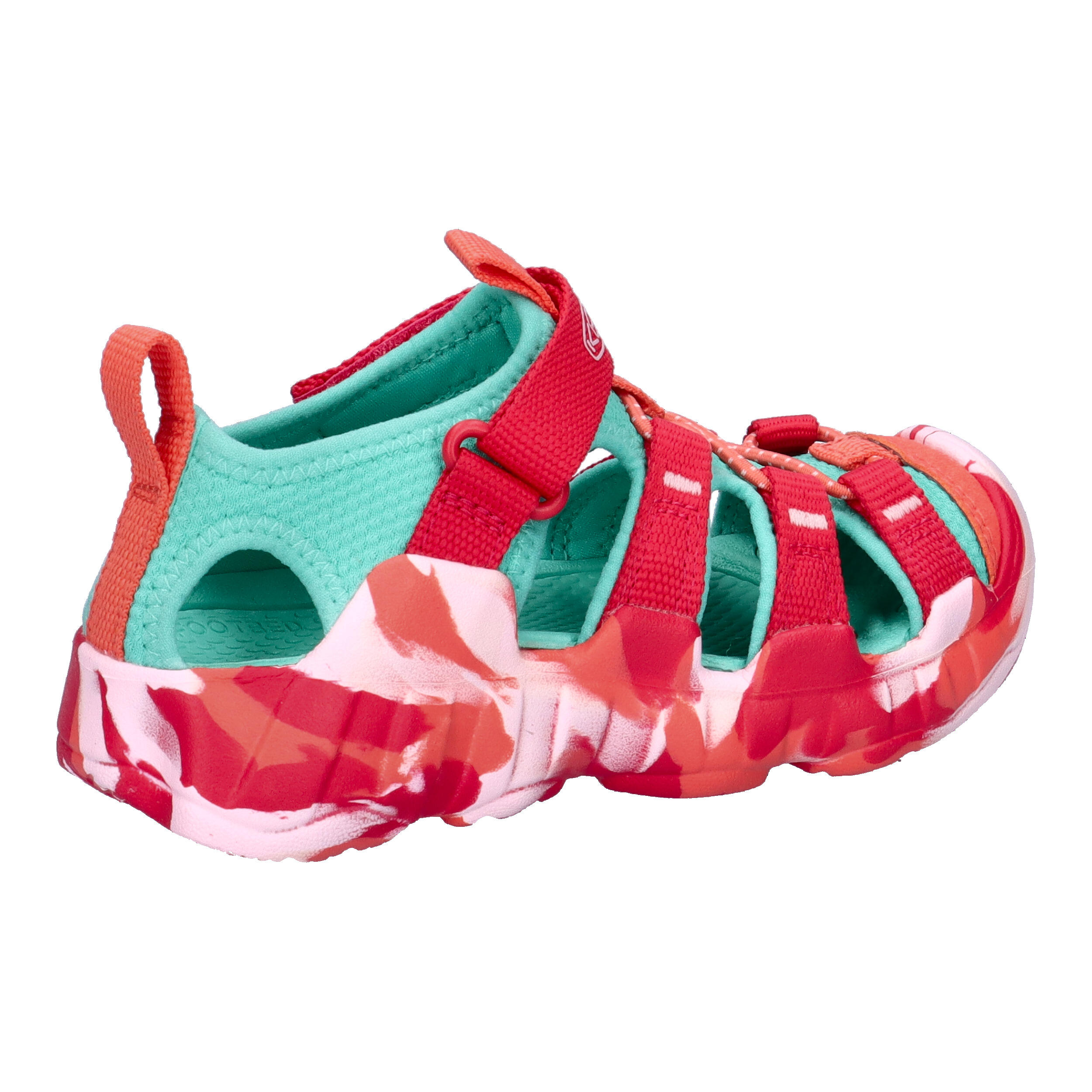 Keen Jr Hyperport H2 Raspberry/pool Blue Kids' Shoes 7/7