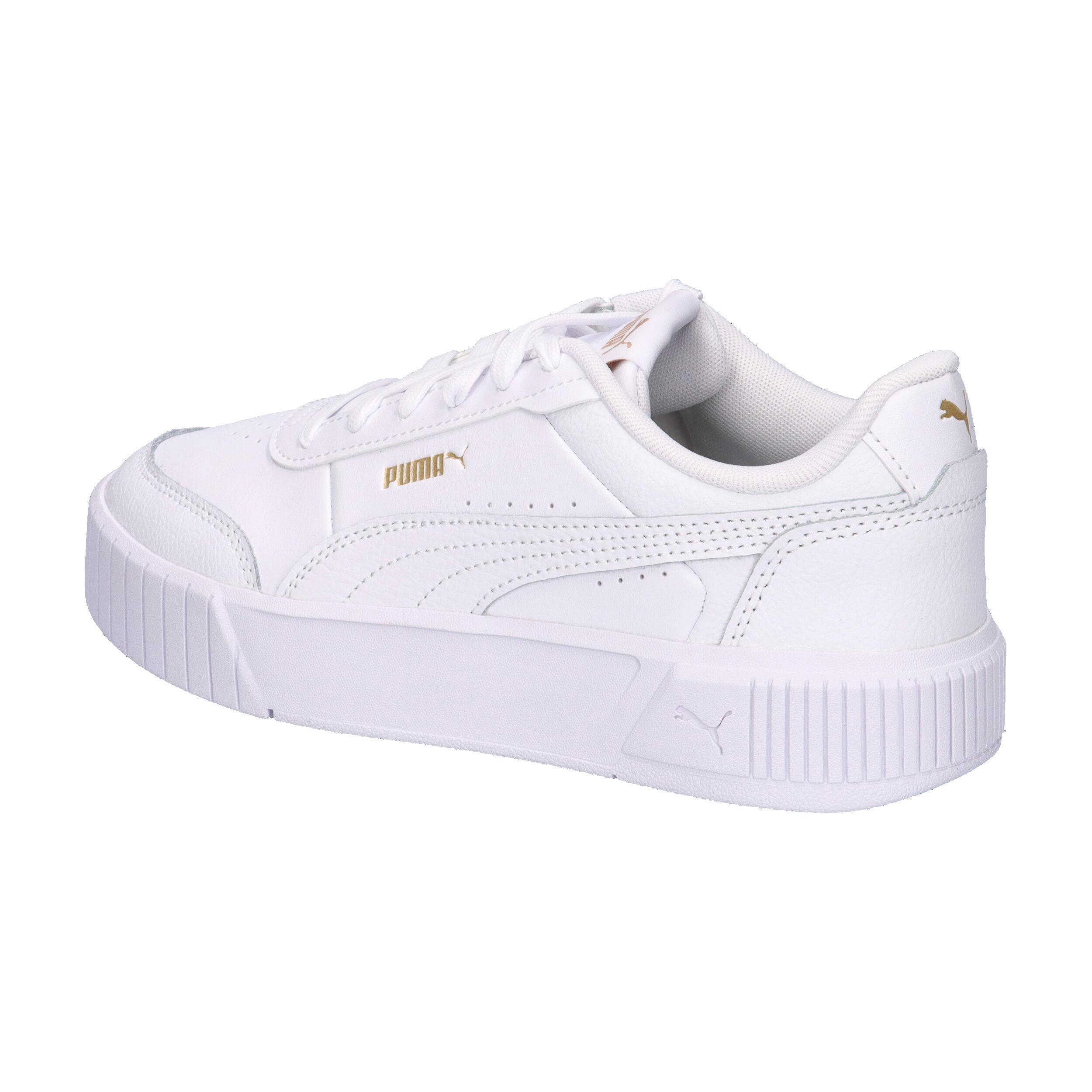 Puma Carina Mia JR, Sneaker Ragazza Platform - Bianco 3/7