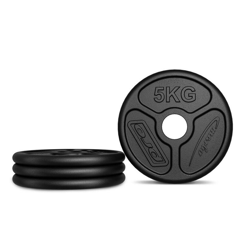 Ensemble de poids en fonte olympiques ø51 mm Marbo Sport 30 kg