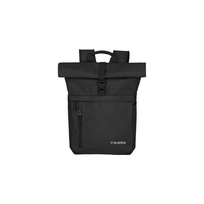 BASICS Rollup Rucksack, Schwarz