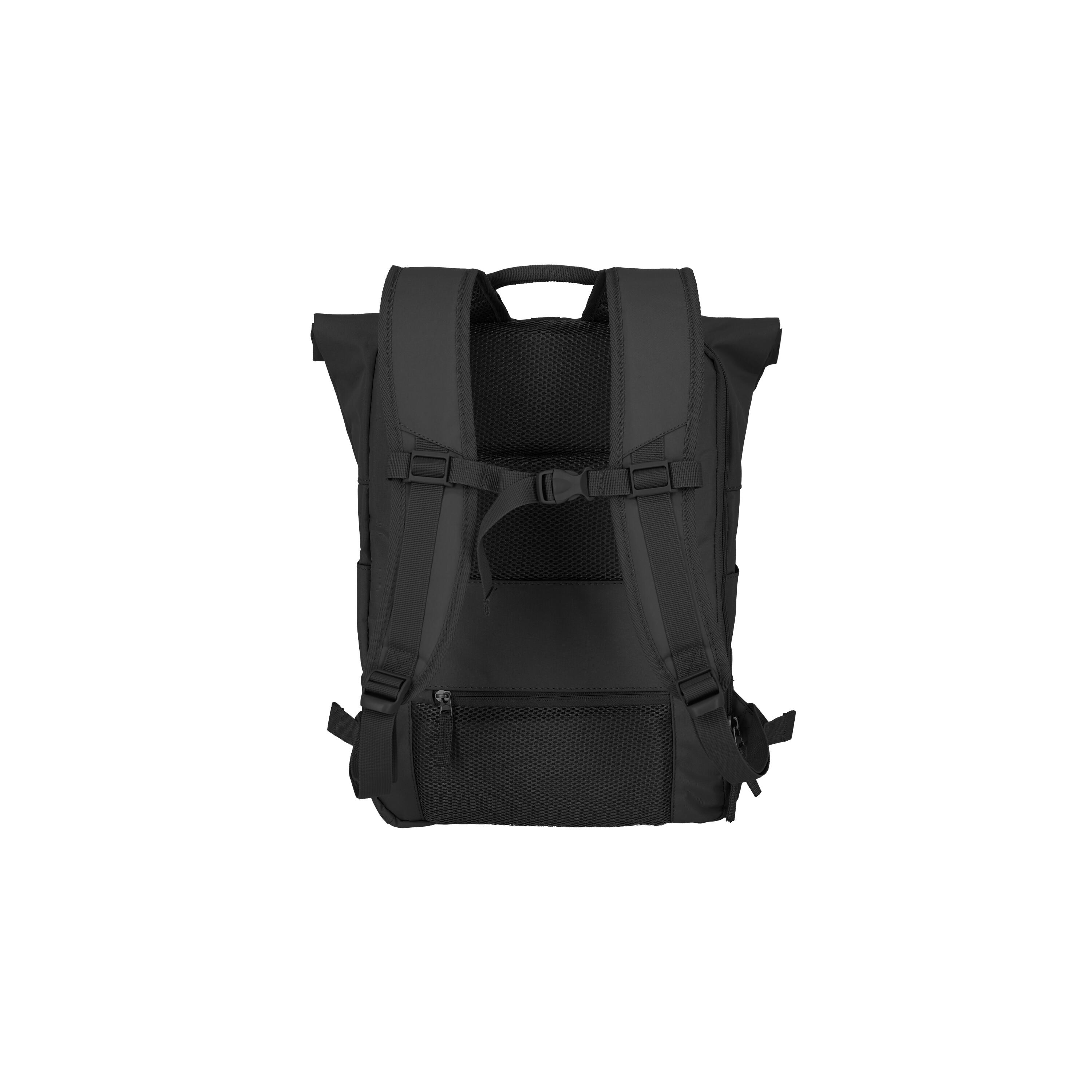 BASICS Rollup Rucksack, Schwarz 4/6