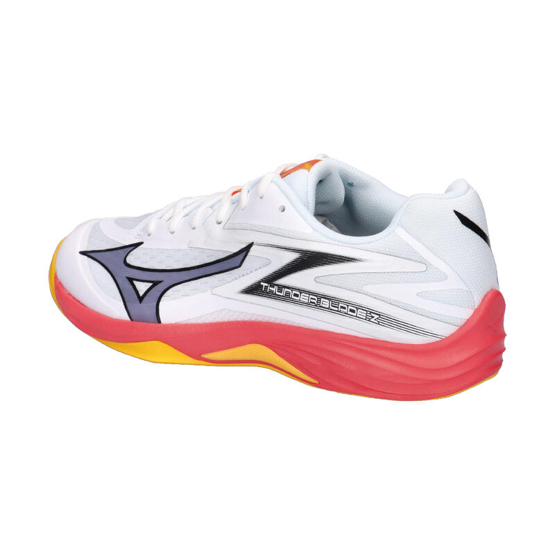 Pantofi de volei Mizuno Thunder Blade Z alb/roșu aprins