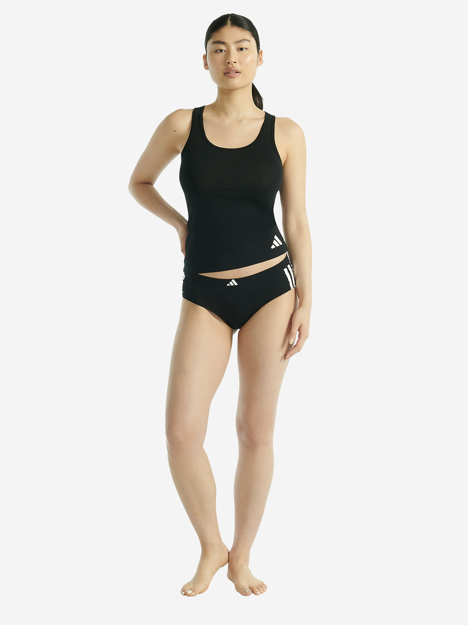 Training Tanktop atmungsaktiv Damen - Sport Active Essentials schwarz 3/7