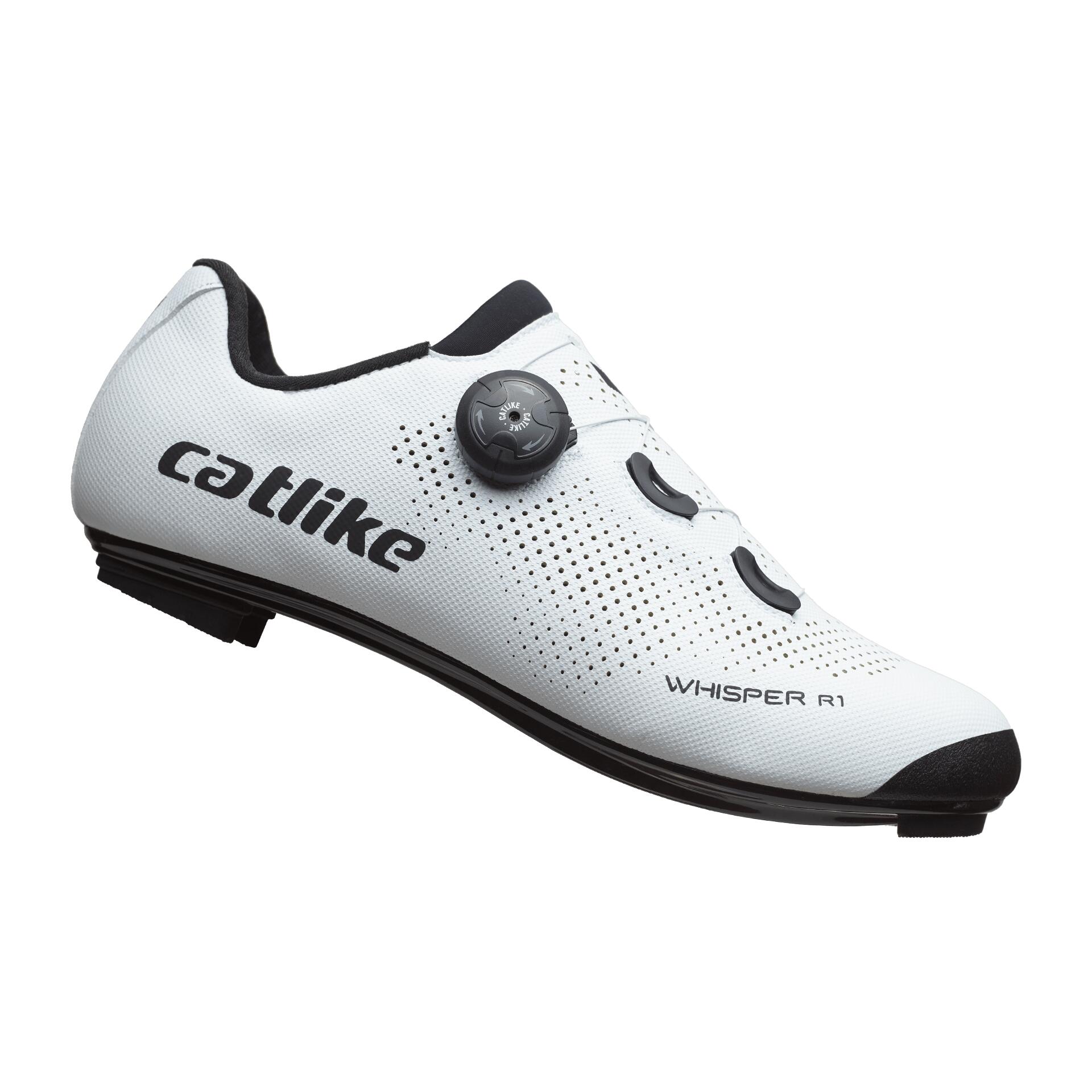 Sapatos de Bicicleta Estrada Whisper R1 Nylon Branco 3/7