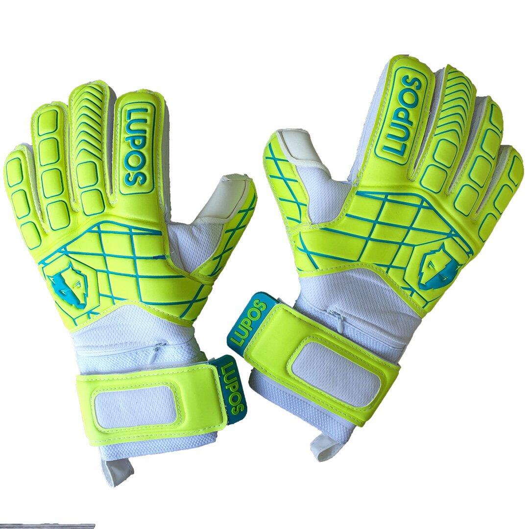Rękawice bramkarskie Lupos Lime - 8 3/7
