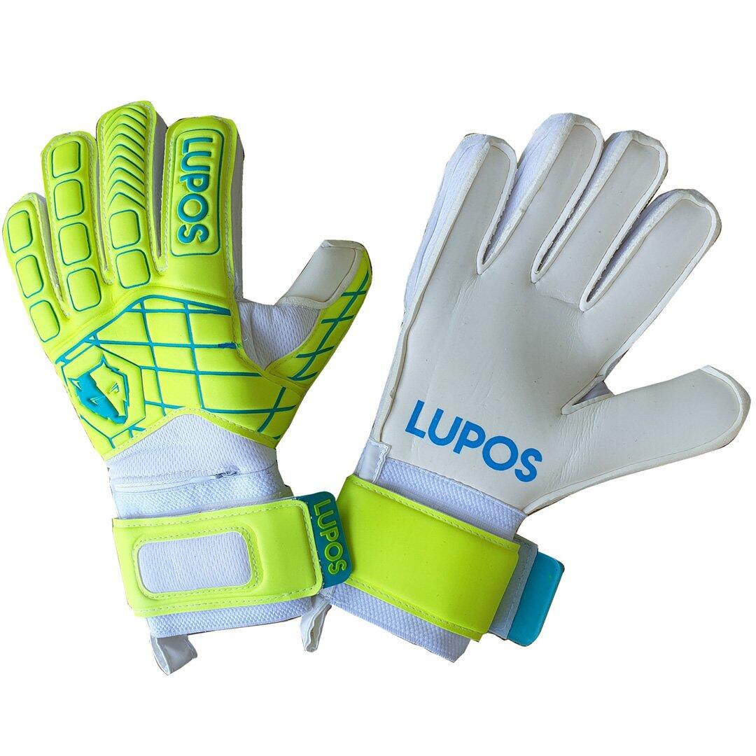 Rękawice bramkarskie Lupos Lime - 8 2/7