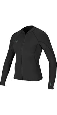 O'neill Donne Reactor Ii 1.5mm Front Zip Giacca In Neoprene - Nero