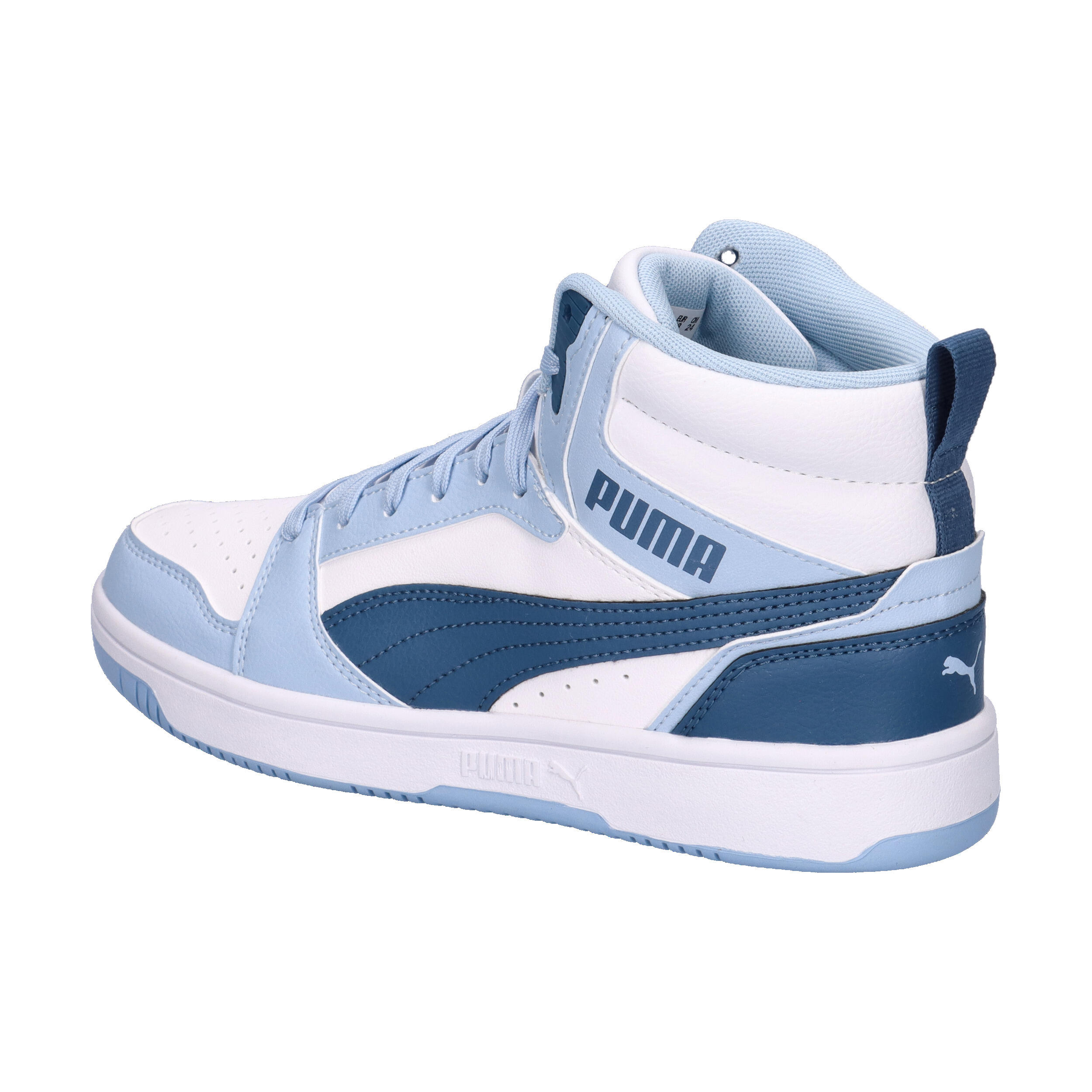 Puma Rebound V6 Mid buty dziecięce - retro, wysokie, SoftFoam+ 3/7
