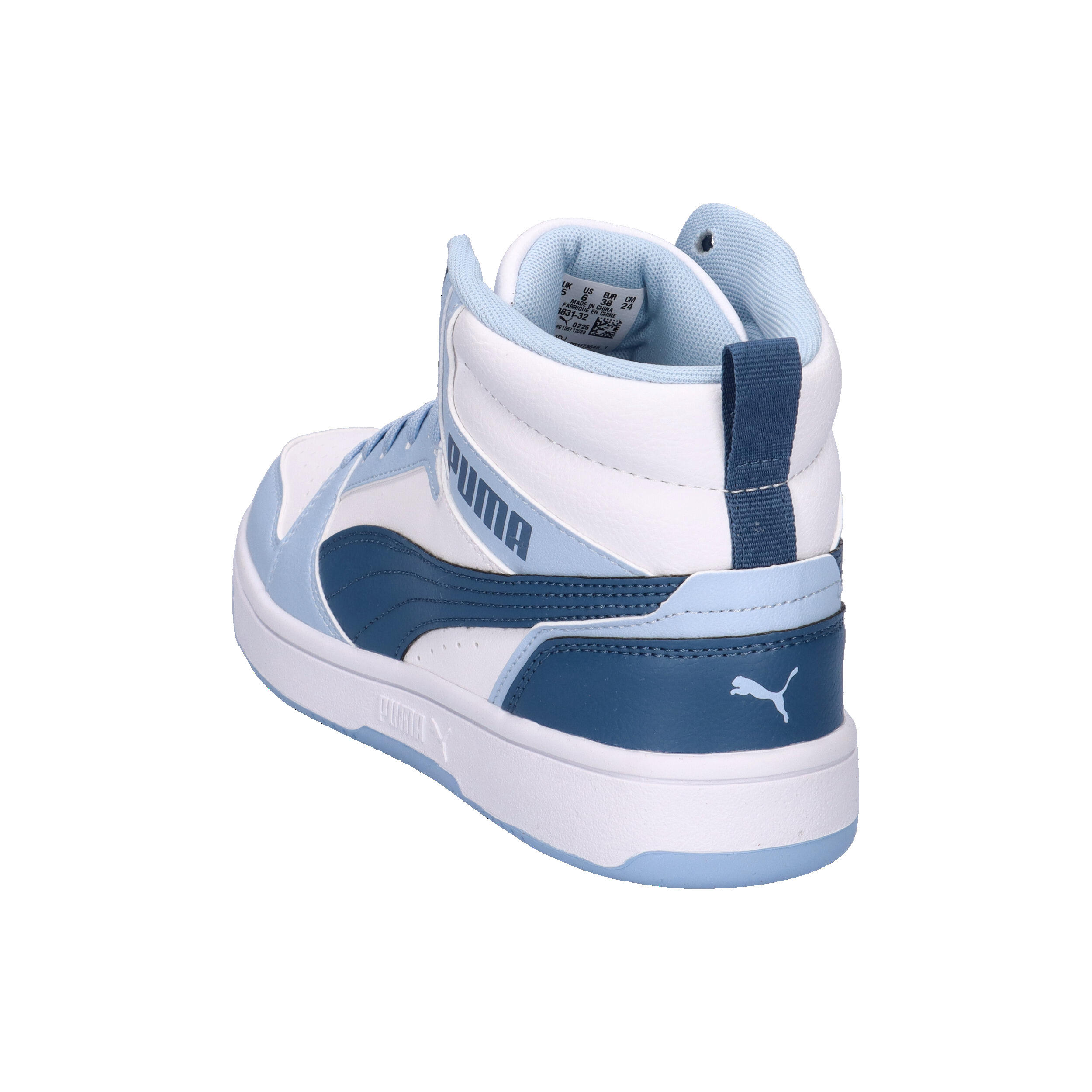 Puma Rebound V6 Mid buty dziecięce - retro, wysokie, SoftFoam+ 4/7