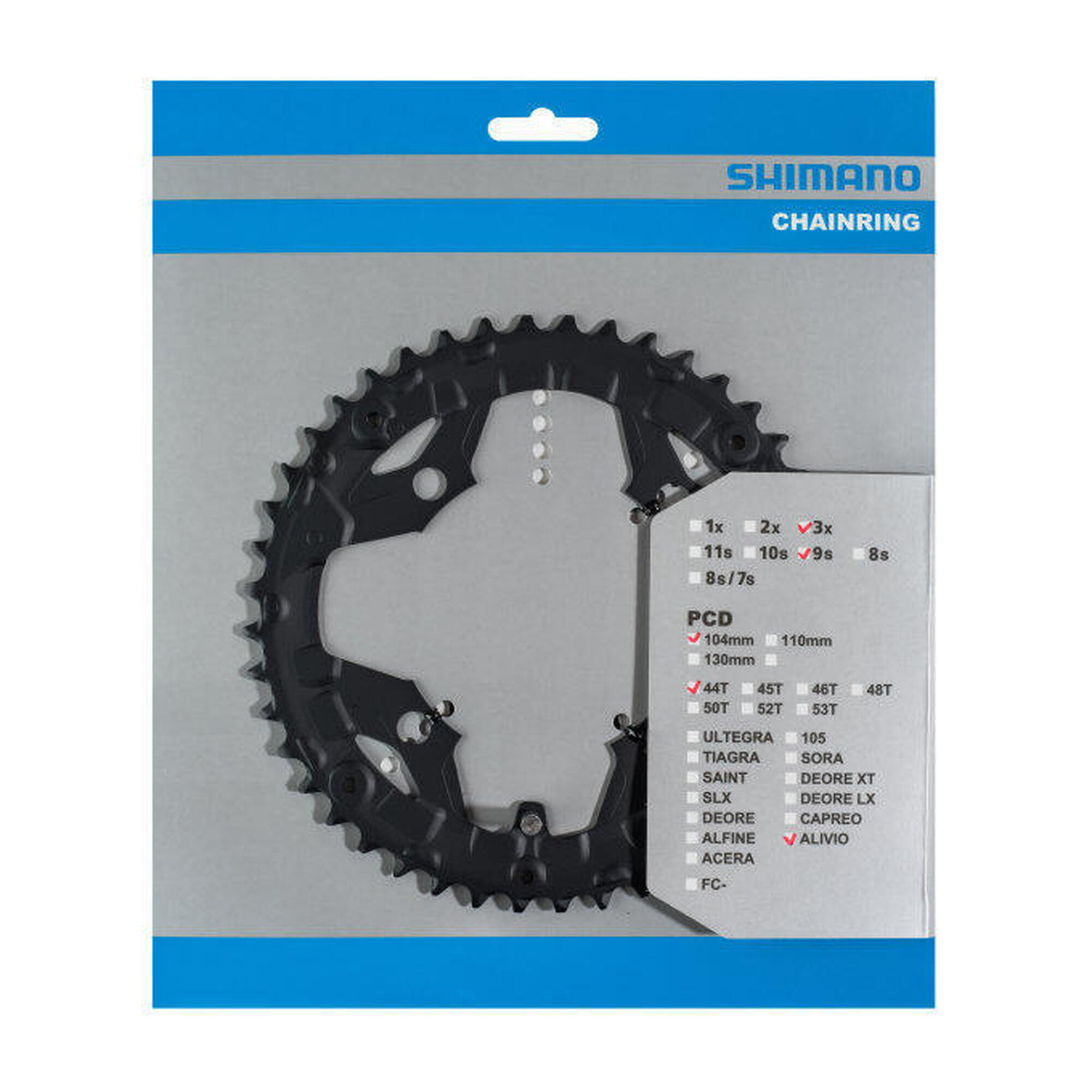 Tarcza Mechanizmu Korbowego 44 Zęby Alivio Fc-T4060 9-Biegowa - Czarna