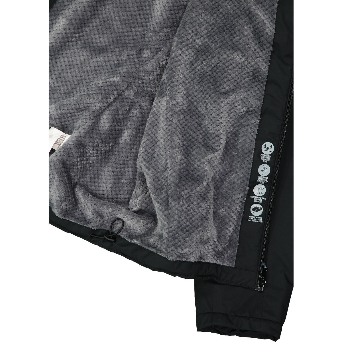 CMP Man Jacket Zip - Black 6/7