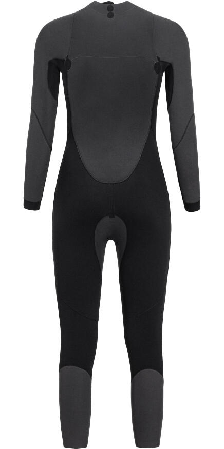 2024 Femmes Zeal Hi-Vis Back Zip Open Water Swim Combinaison Néoprène - Black 3/7