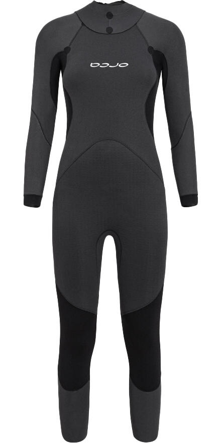 2024 Femmes Zeal Hi-Vis Back Zip Open Water Swim Combinaison Néoprène - Black 4/7