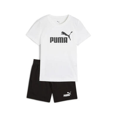 Puma meisjes set roze - no.1 logo t‑shirt en shorts