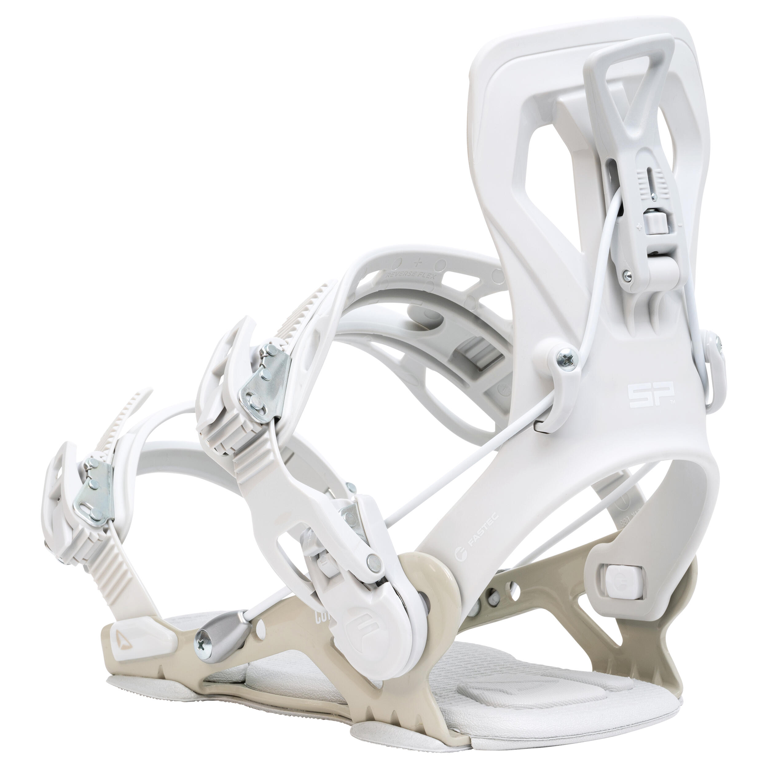 SP Bindings Snowboardbindung Core | Fastec + Strap in | unisex | beige 3/8