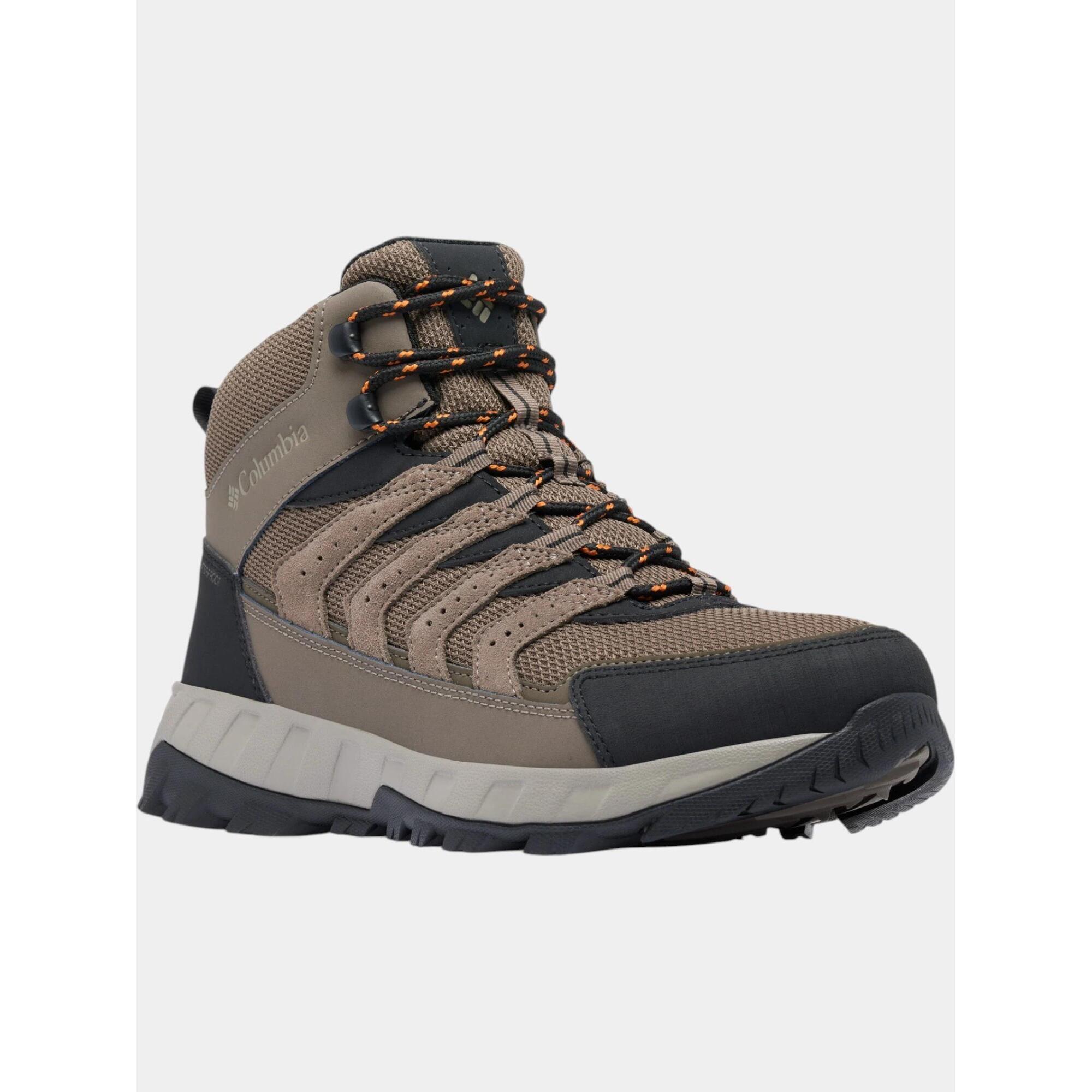 Columbia - Chaussures De Randonnée Homme Strata Trail Mid Wp - Boots - Marron - 47 - Decathlon