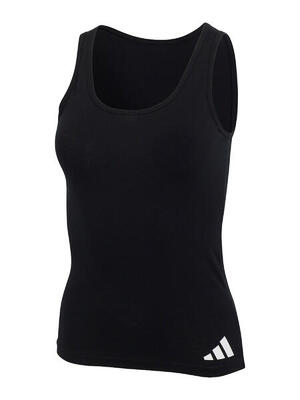 Tanktop atmungsaktiv Damen - Sport Active Essentials Cotton 3 Stripes khaki
