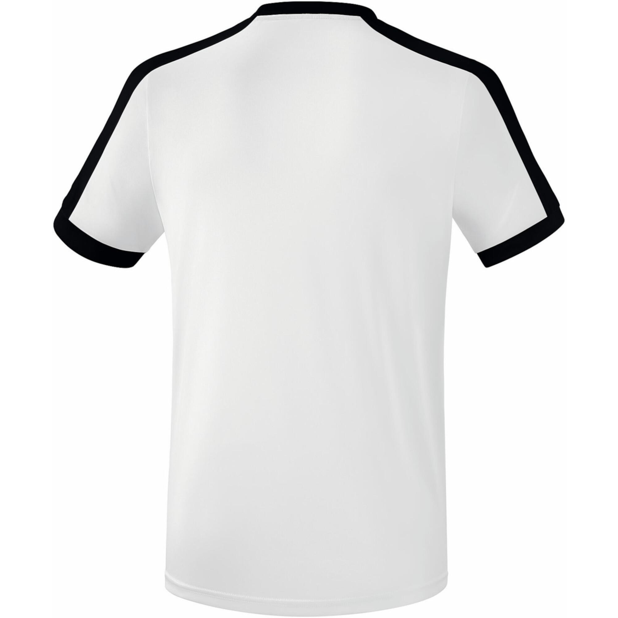 Erima Retro Star Maillot Manches Courtes Enfants - Blanc / Noir 2/2