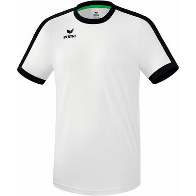 Erima retro star shirt korte mouw kinderen - wit / zwart