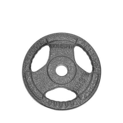 DISQUE DE MUSCULATION AVEC POIGNÉE 2,5 KG (30 MM) (UNITÉ)