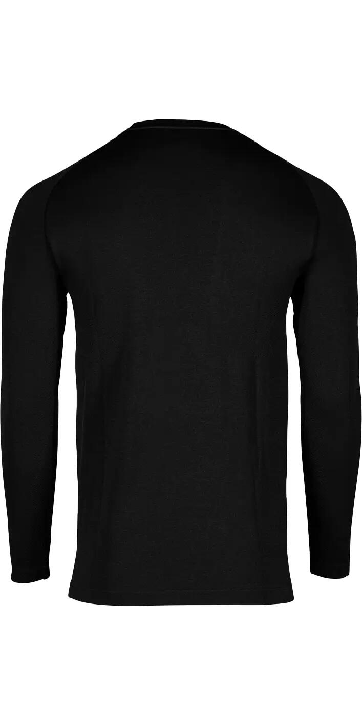 2024 Haut à Manches Longues Sans Coutures Pour Hommes - Noir 2/2