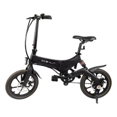 Bohlt X160 bici elettrica pieghevole nera 18 kg telaio in magnesio.