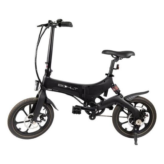 Bohlt X160 bici elettrica pieghevole nera 18 kg telaio in magnesio.