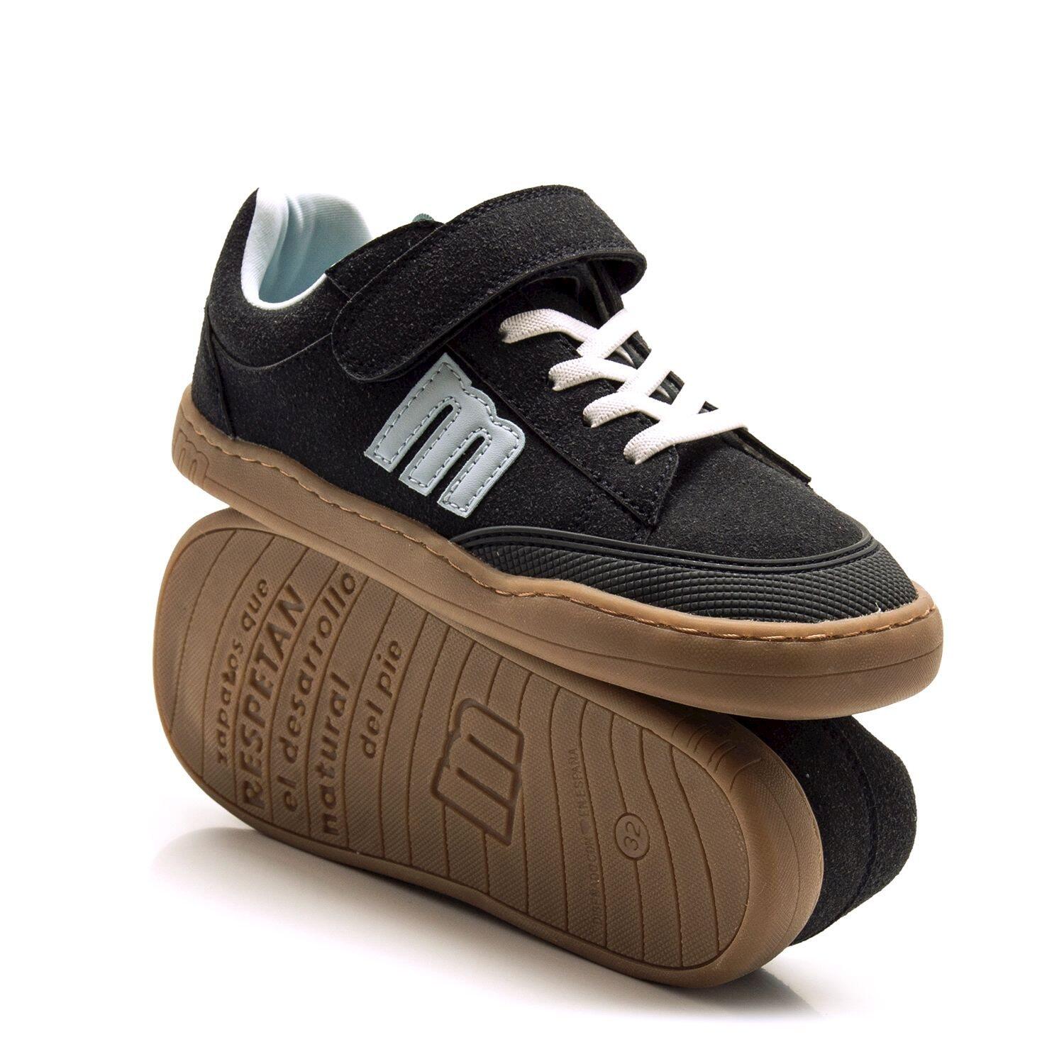 Zapatillas caminar Niños barefoot MTNG KIDS Free Azul 4/7