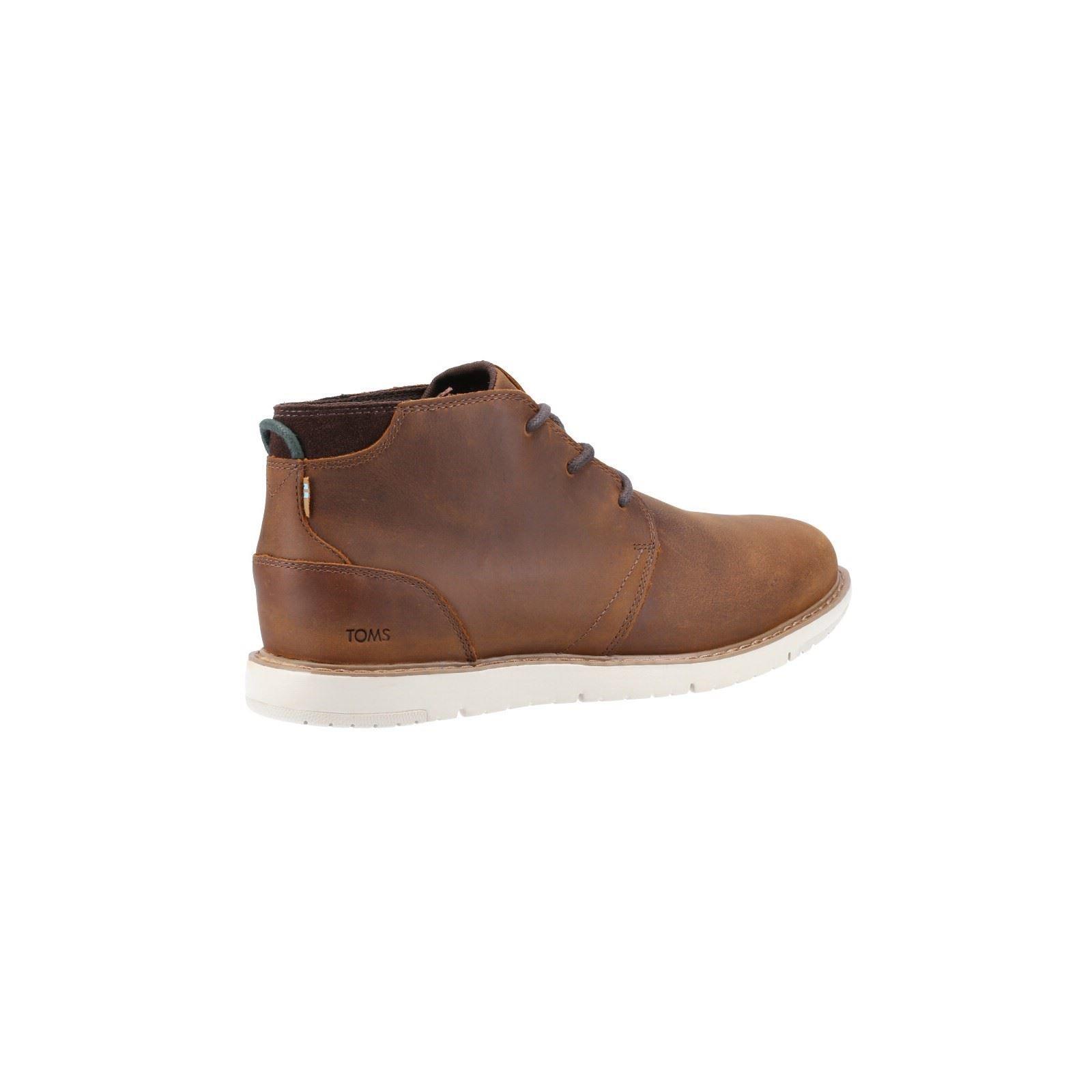 Mens Boots Leisure Lace Up Navi 2/4