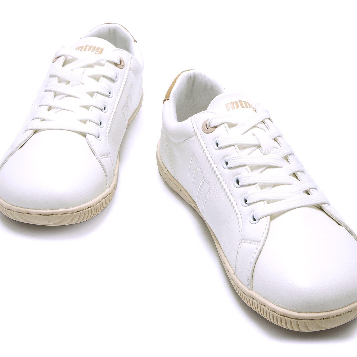 Zapatillas caminar Mujer barefoot MTNG Free-aria Blanco 4/7