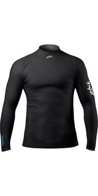 Eco spandex lange mouwen top heren zwart