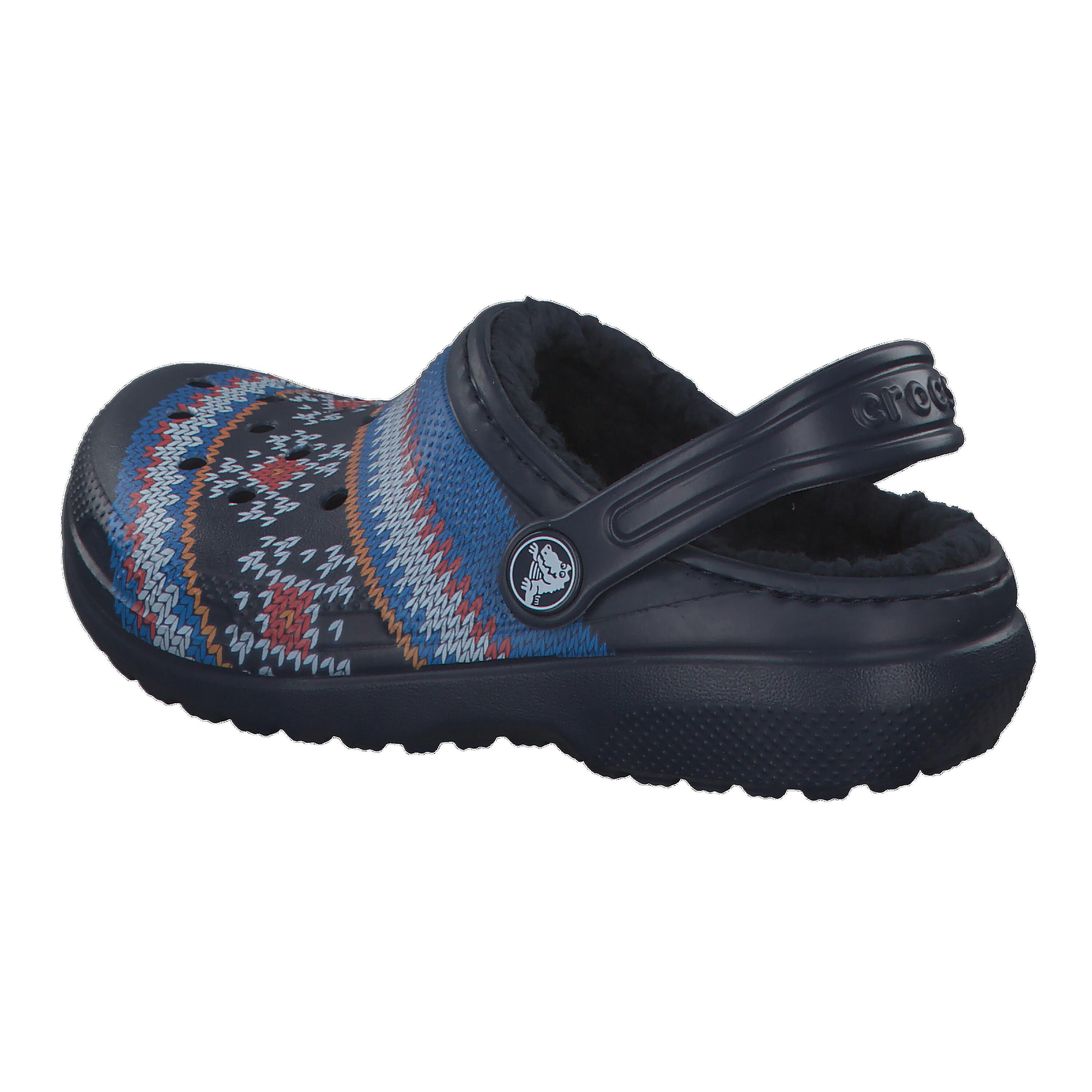 Crocs Kinder Schuhe Classic Printed Lined Clog K 205815 11/15