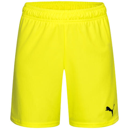 Short - enfant - respirant - teamgoal - jaune fluo, noir