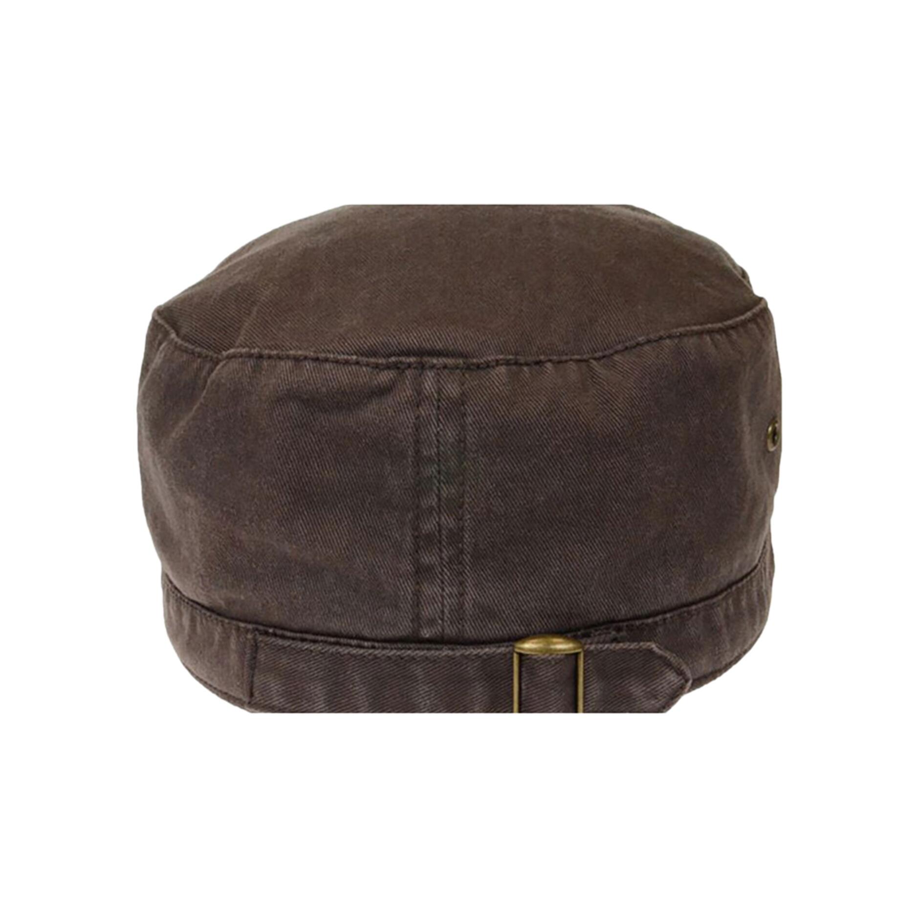 Chino Cotton Urban Military Cap (Brown) 2/3