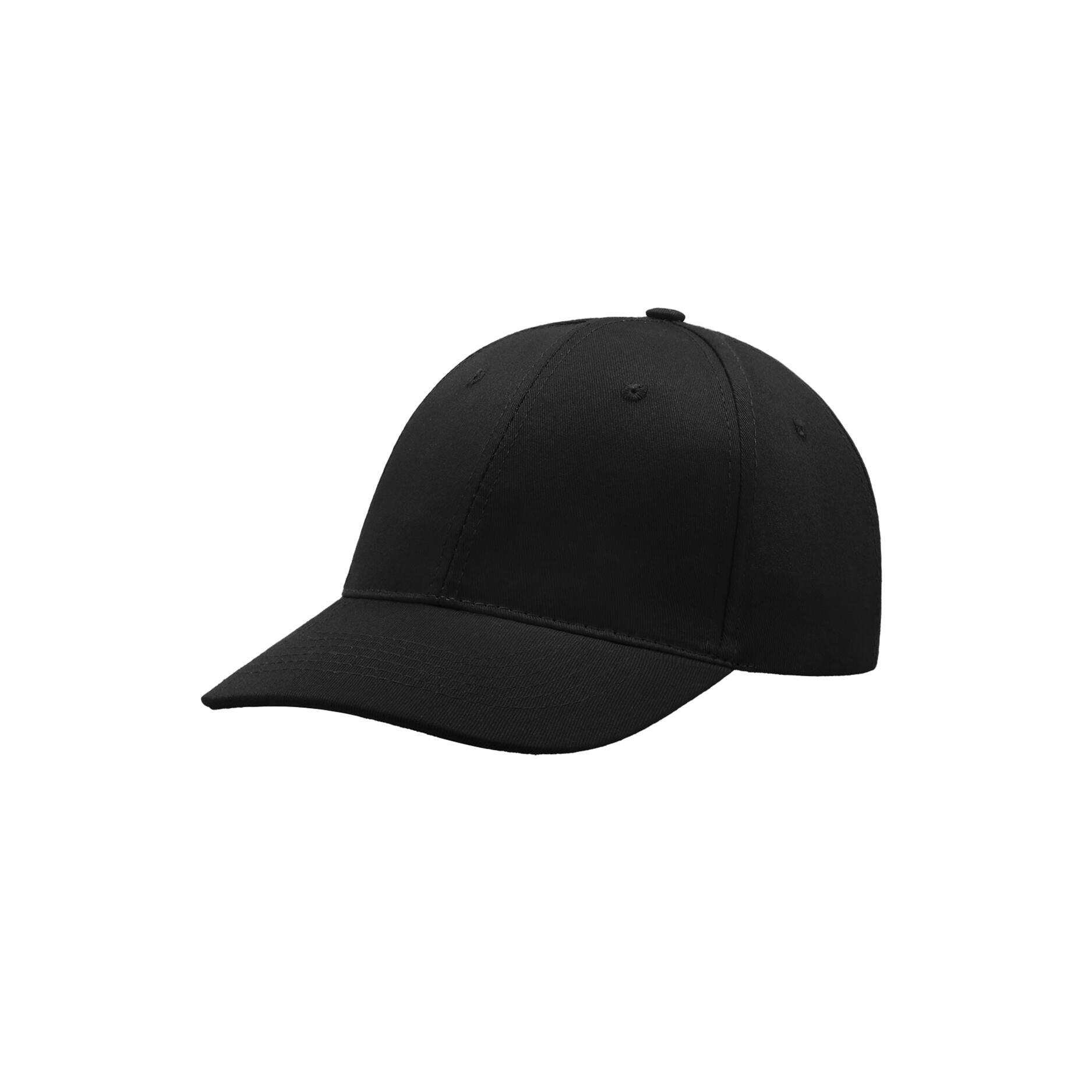 ATLANTIS Start 6 Panel Baseball Cap (Black)