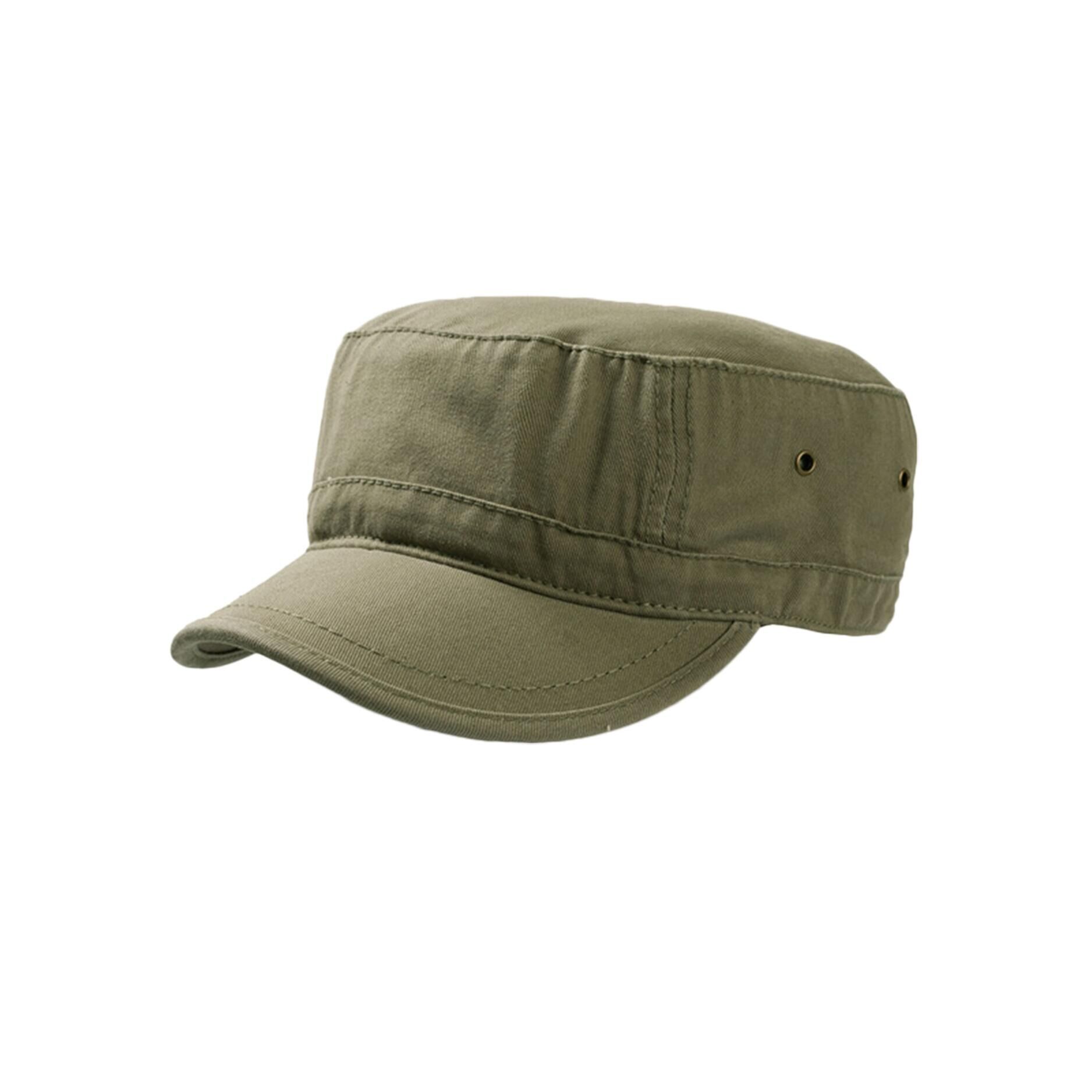 ATLANTIS Chino Cotton Urban Military Cap (Olive)