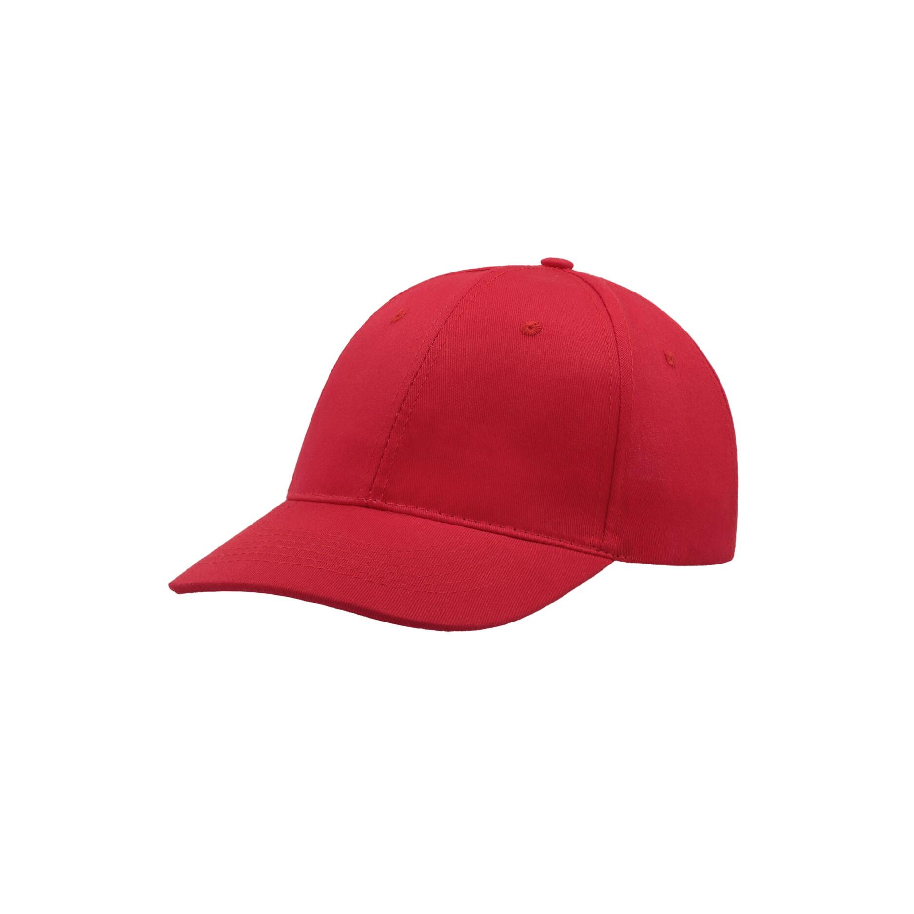 Start 6 Panel Baseball Cap (Red) 1/4