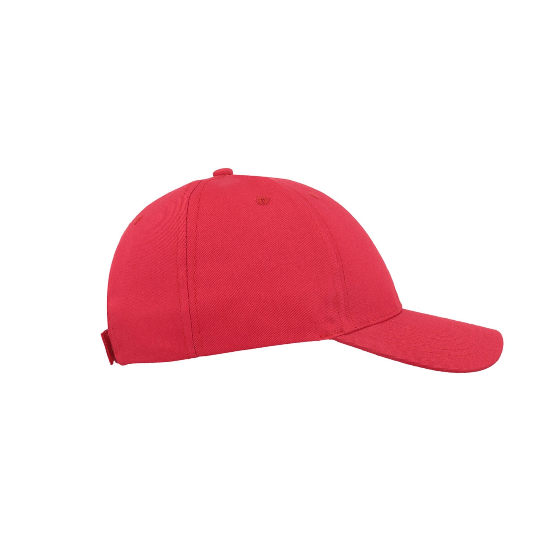 Start 6 Panel Baseball Cap (Red) 4/4