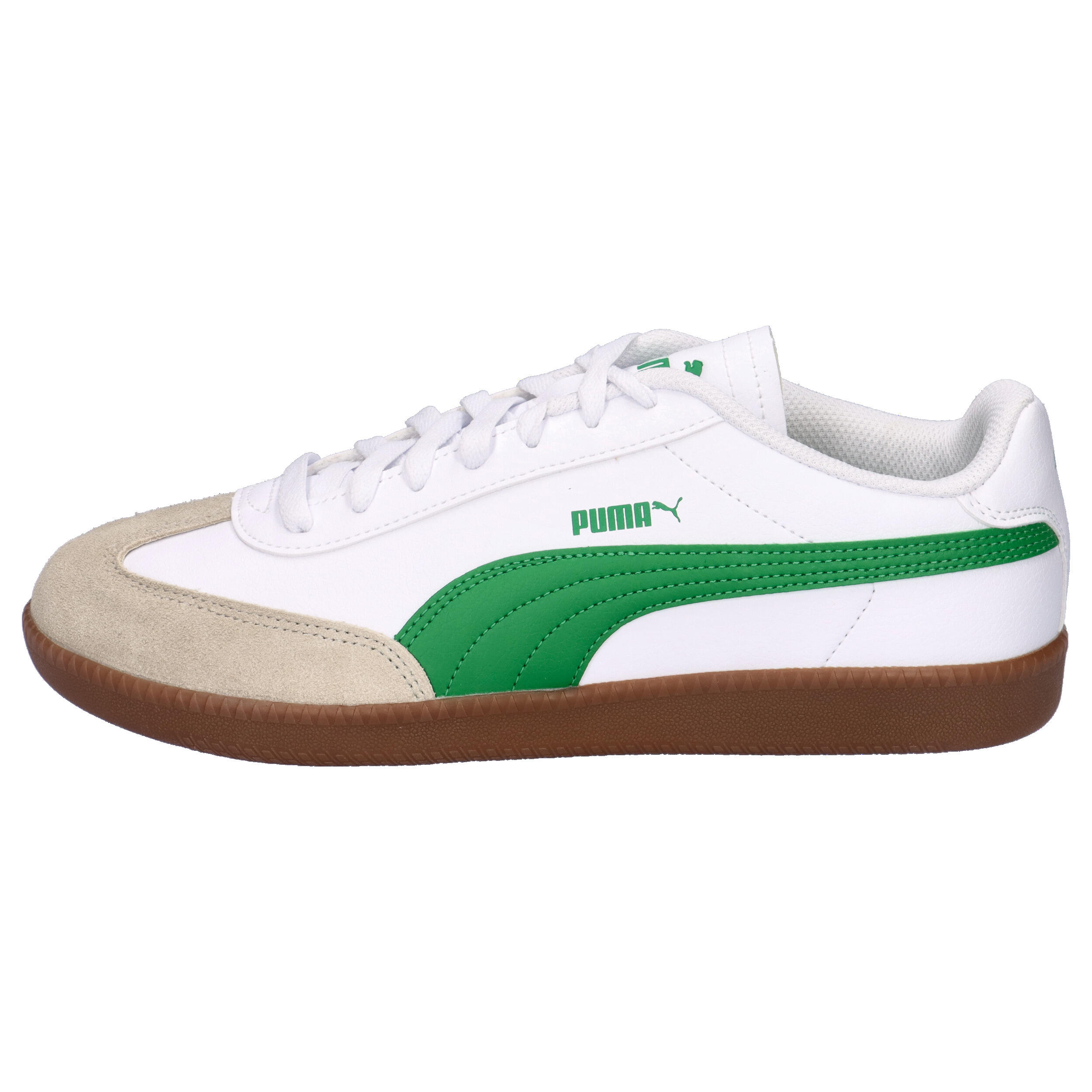 Puma 9-T Unisex Sneaker Turnschuhe 398174 18 weiss/hellgrün 10/15