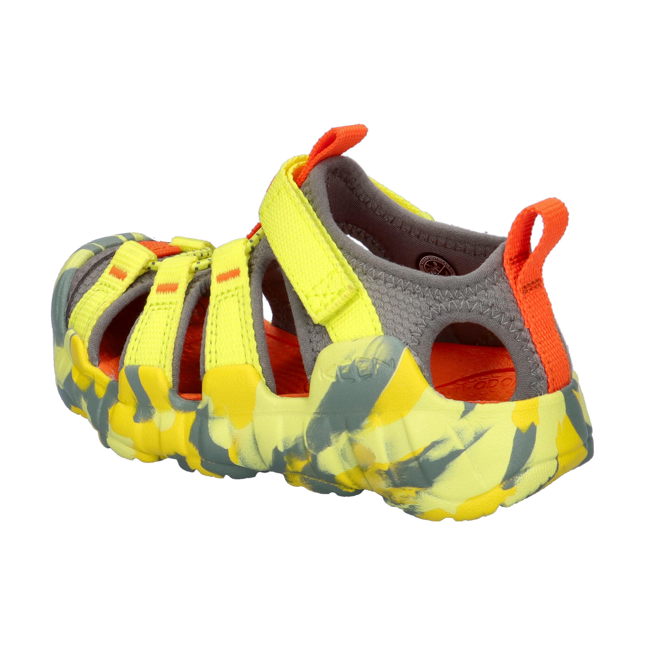 Chaussures Enfant Keen Jr Hyperport H2 Onagre/acier Gris Jaune 3/7