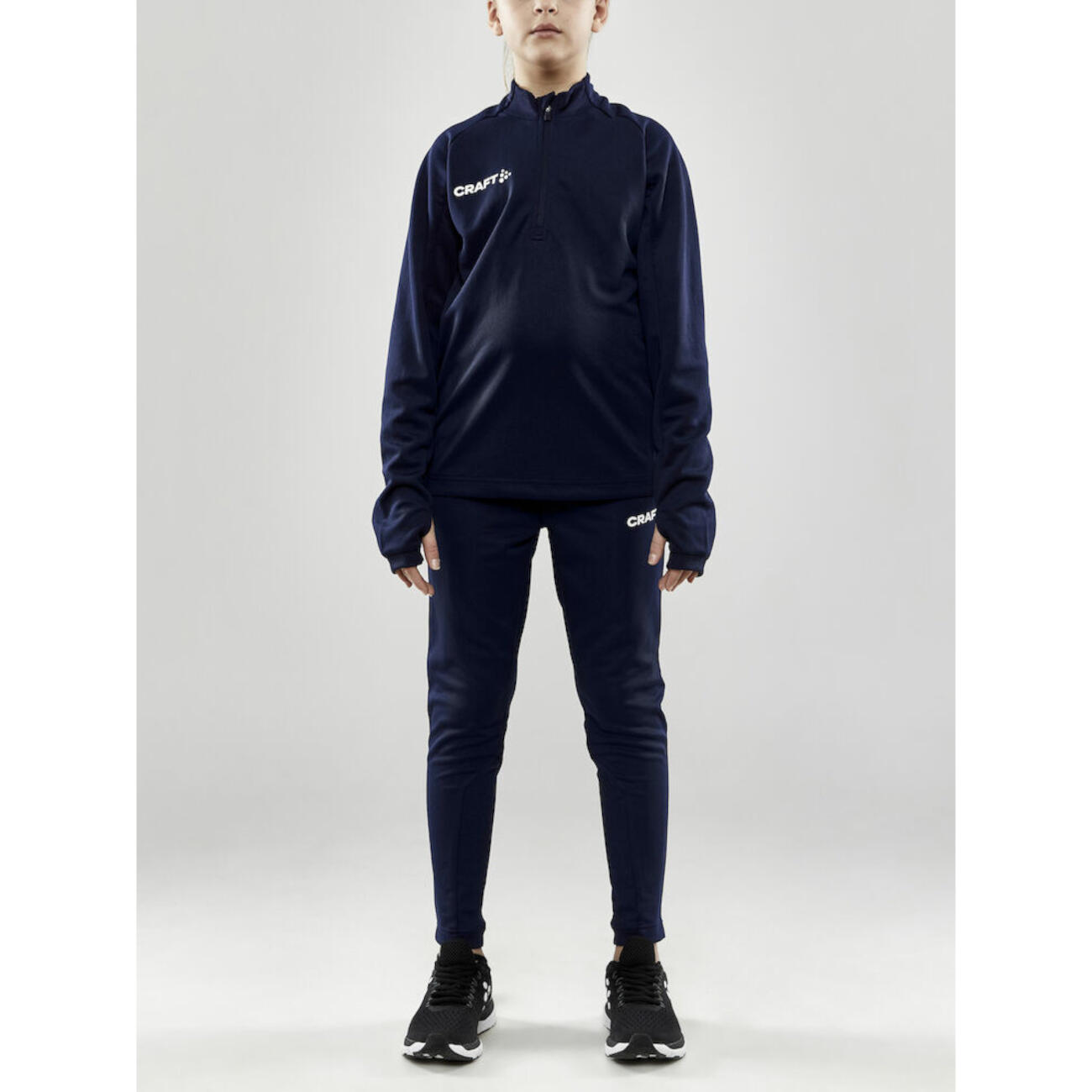 Craft Kinder Trainingsshirt EVOLVE HALFZIP JR 1910153 5/9